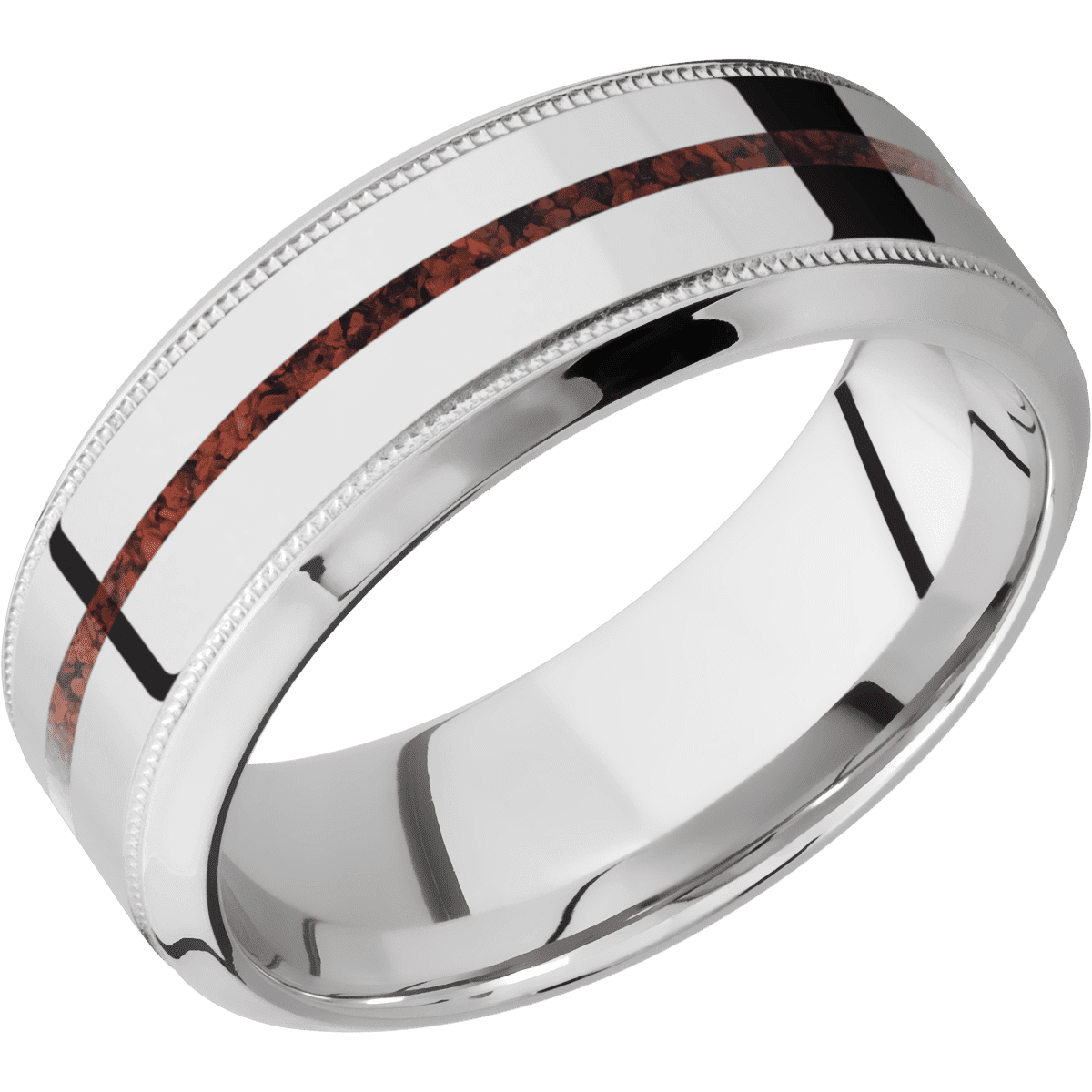 14K White Gold + Polish , Polish Finish