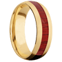 10K Yellow Gold + Satin Finish