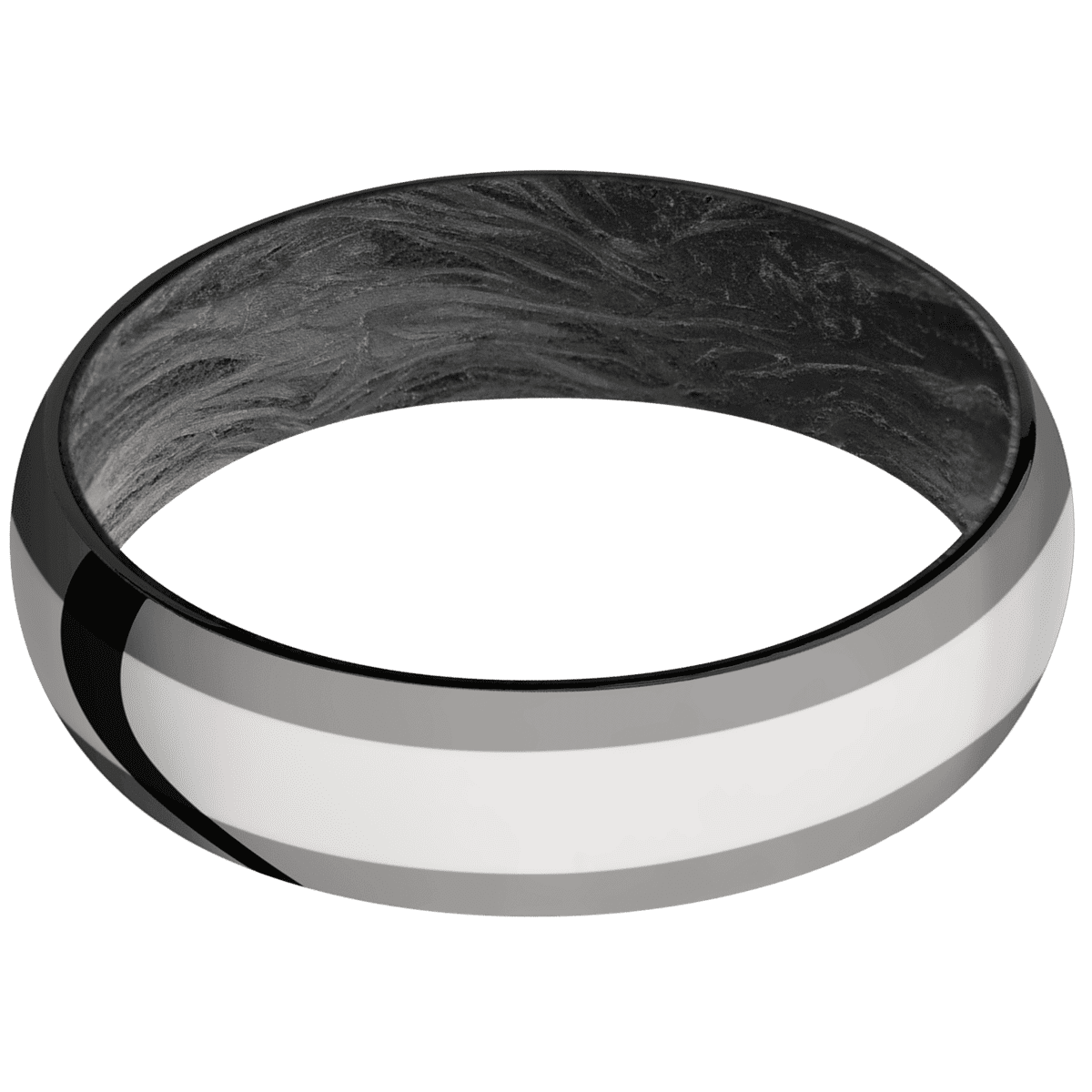 Tantalum Noir + Polish Finish + Forged Carbon Fiber