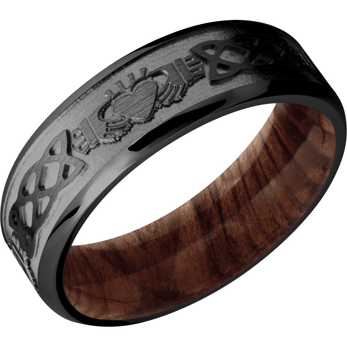 Zirconium + Satin , Polish Finish + Sequoia