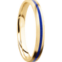 10K Yellow Gold + Satin Finish