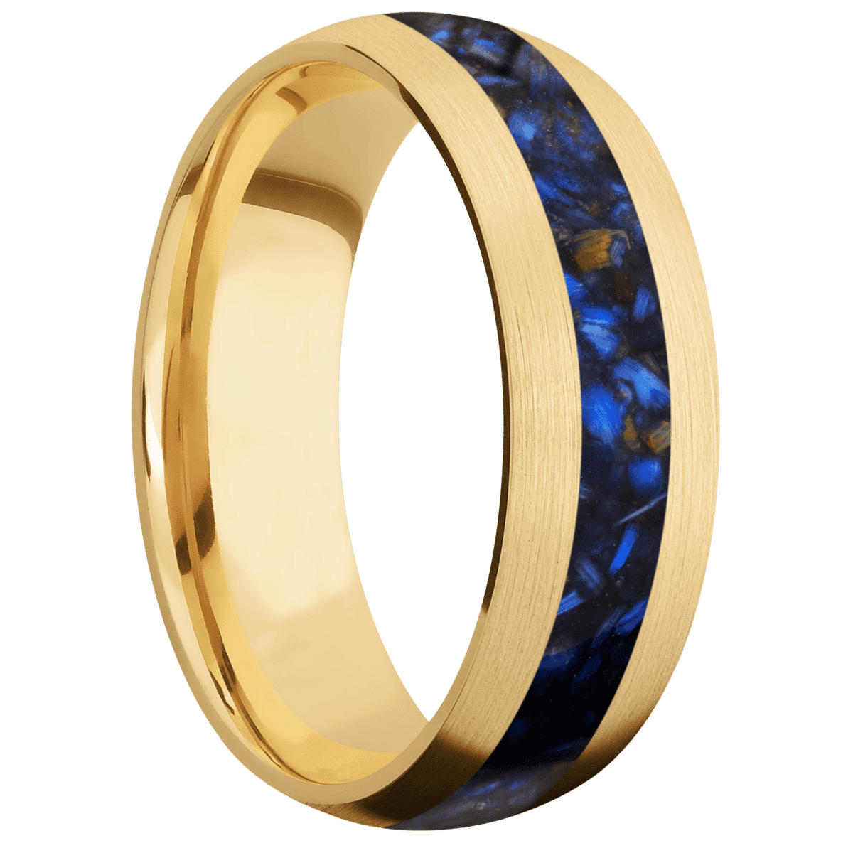 10K Yellow Gold + Satin Finish