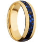 10K Yellow Gold + Satin Finish