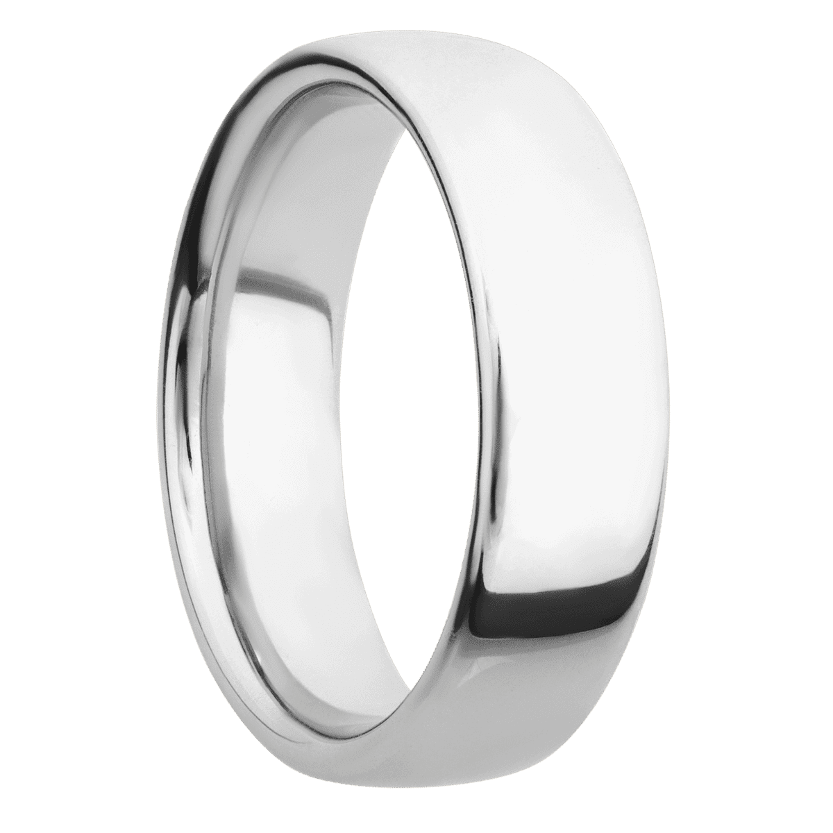 14K White Gold + Polish Finish