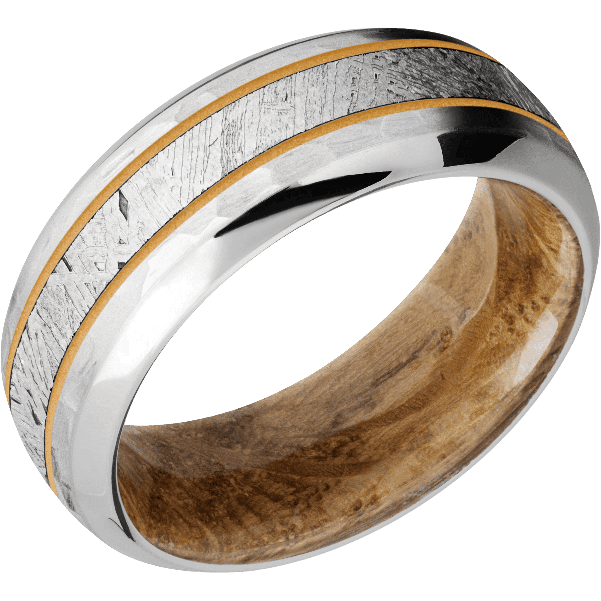 Platinum + Hammer , Polish Finish + Whiskey Barrel