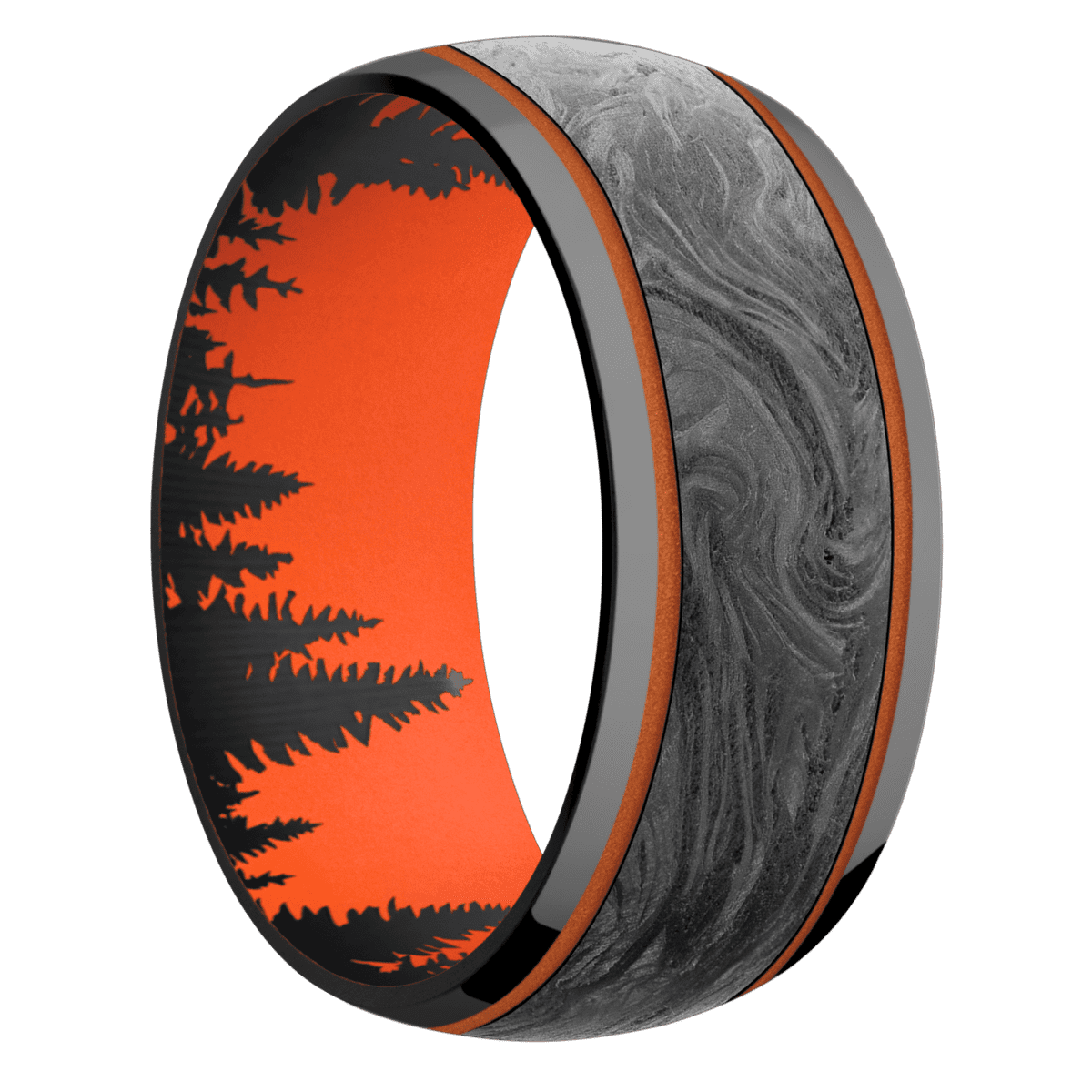 Zirconium + Polish Finish + Hunter Orange