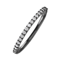 Zirconium band with 21 Round Diamond (ST) having TCW-.32