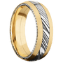 10K Yellow Gold + Satin Finish