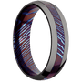 Titanium Damascus + Polish Finish