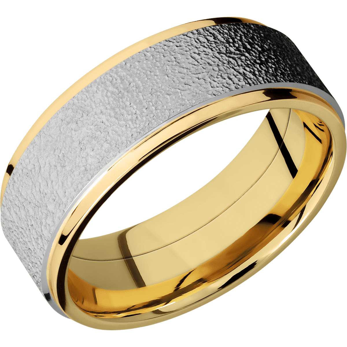 14K Yellow Gold + Polish , Polish Finish