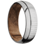 Titanium + Treebark1 , Bead Finish + Maple Burl