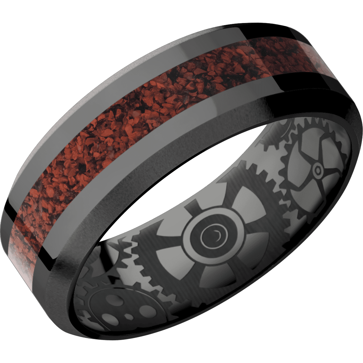 Zirconium + Polish , Bead Finish