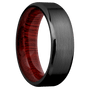 Zirconium + Satin , Polish Finish + Blood Wood