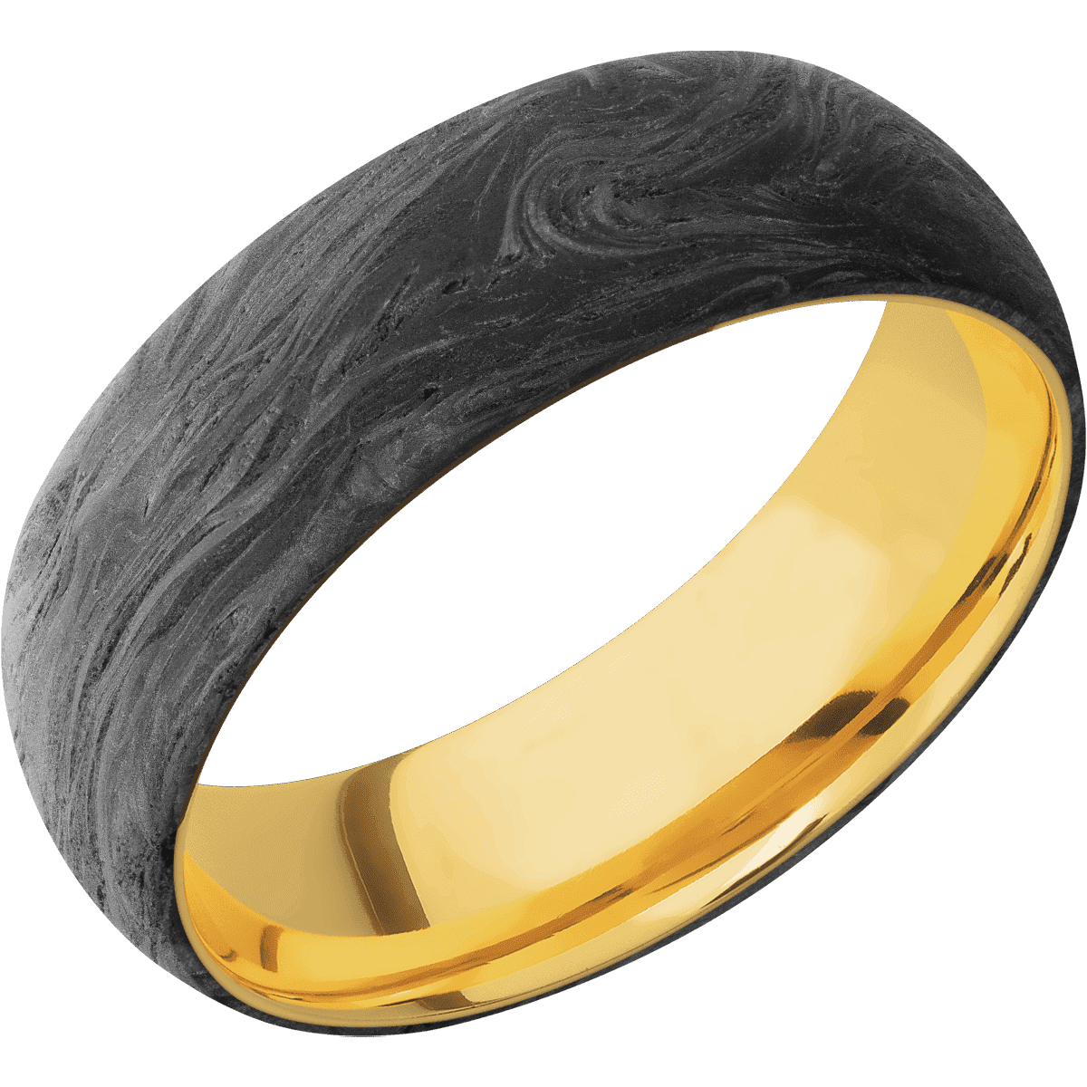 Forged Carbon Fiber + None Finish + 18K Yellow Gold