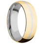 10K Yellow Gold + Polish Finish + Titanium
