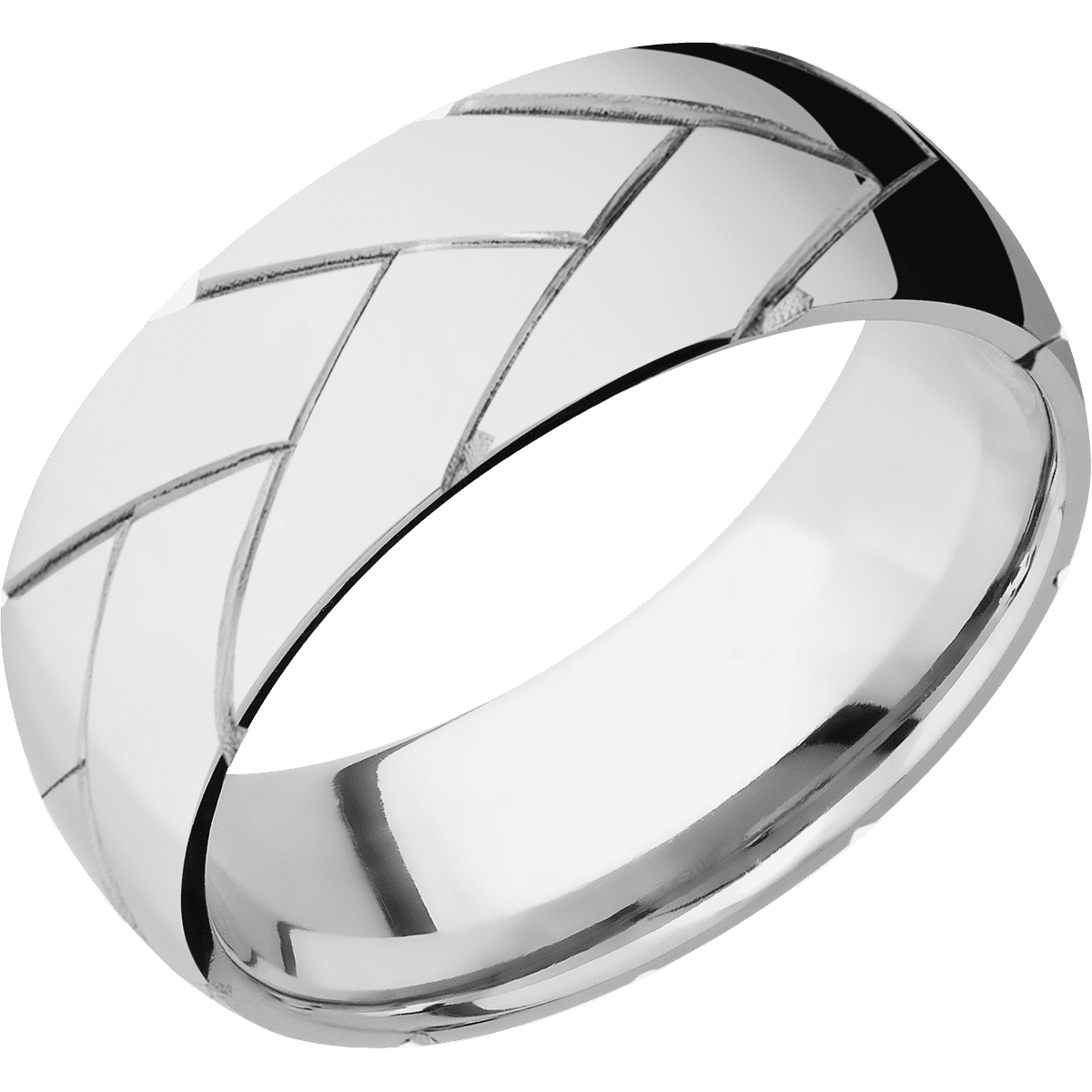 Palladium Silver + Polish Finish