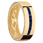 10K Yellow Gold + Polish Finish