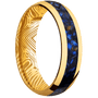 22K Yellow Gold + Polish Finish