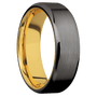 Tantalum Noir + Satin , Polish Finish + 18K Yellow Gold