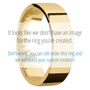 10K Yellow Gold + Polish , Polish Finish