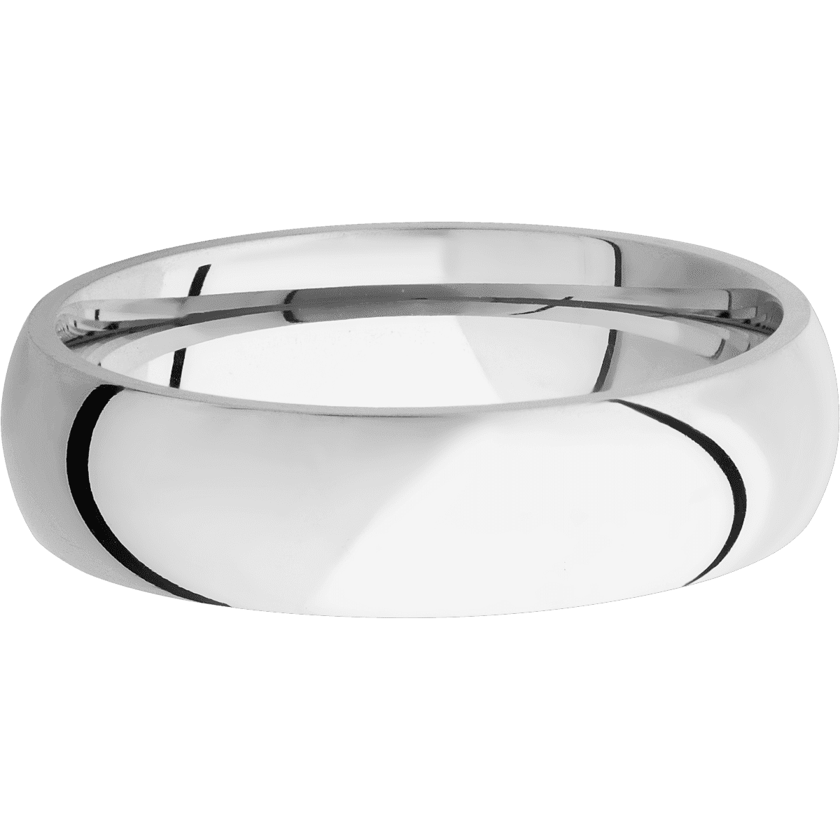 14K White Gold + Polish Finish