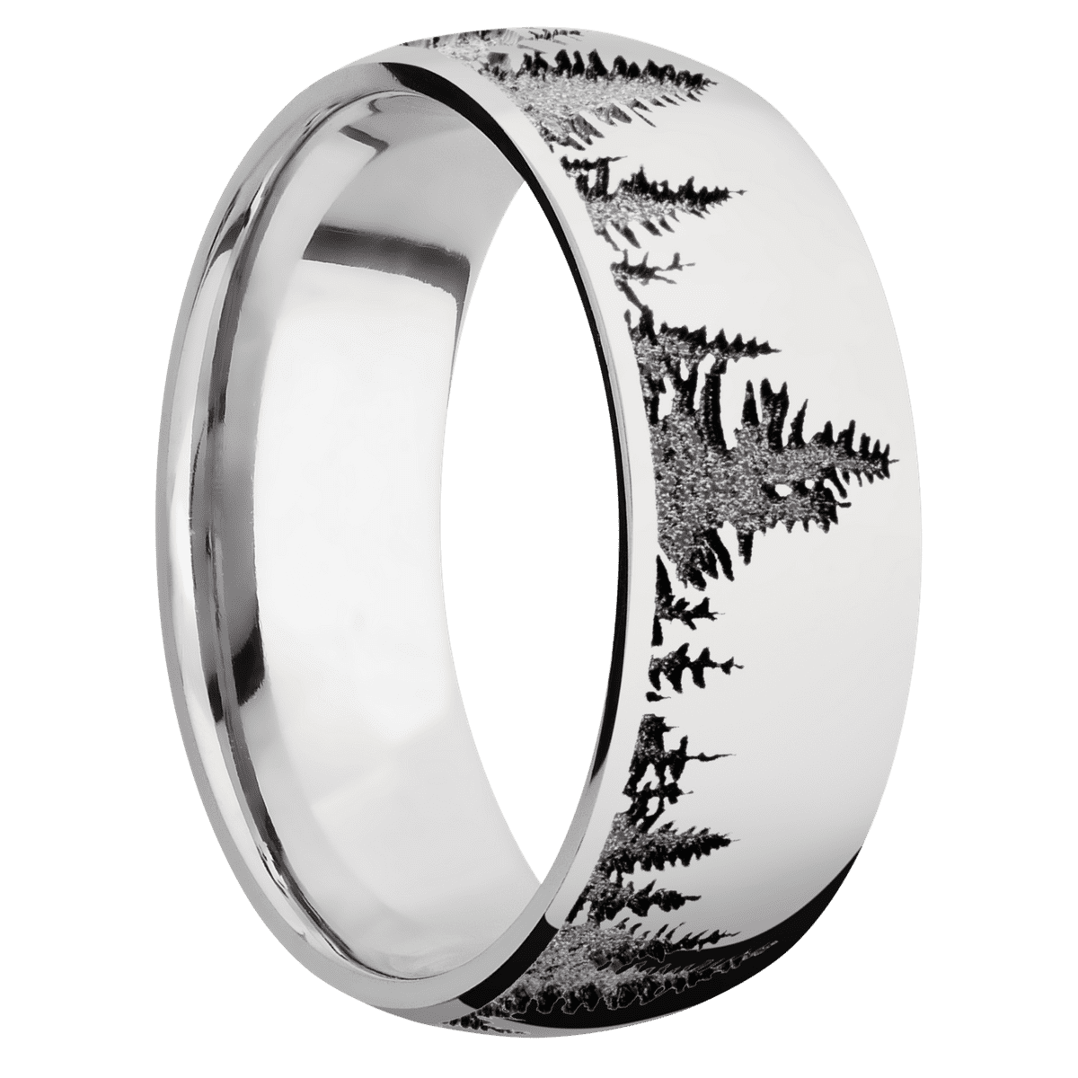10K White Gold + Polish Finish