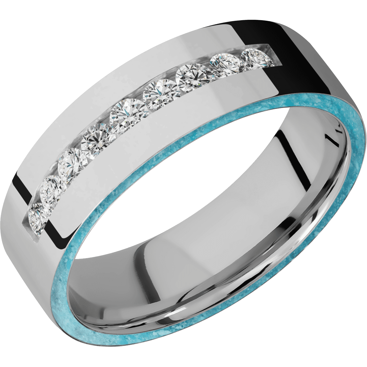 Titanium + Polish Finish