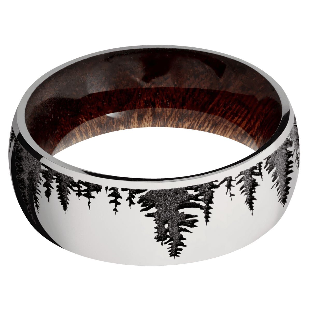 Titanium + Polish Finish + Sapele