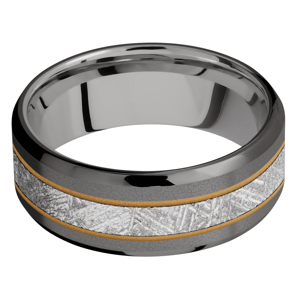 Tantalum Noir + Sand , Polish Finish + Titanium