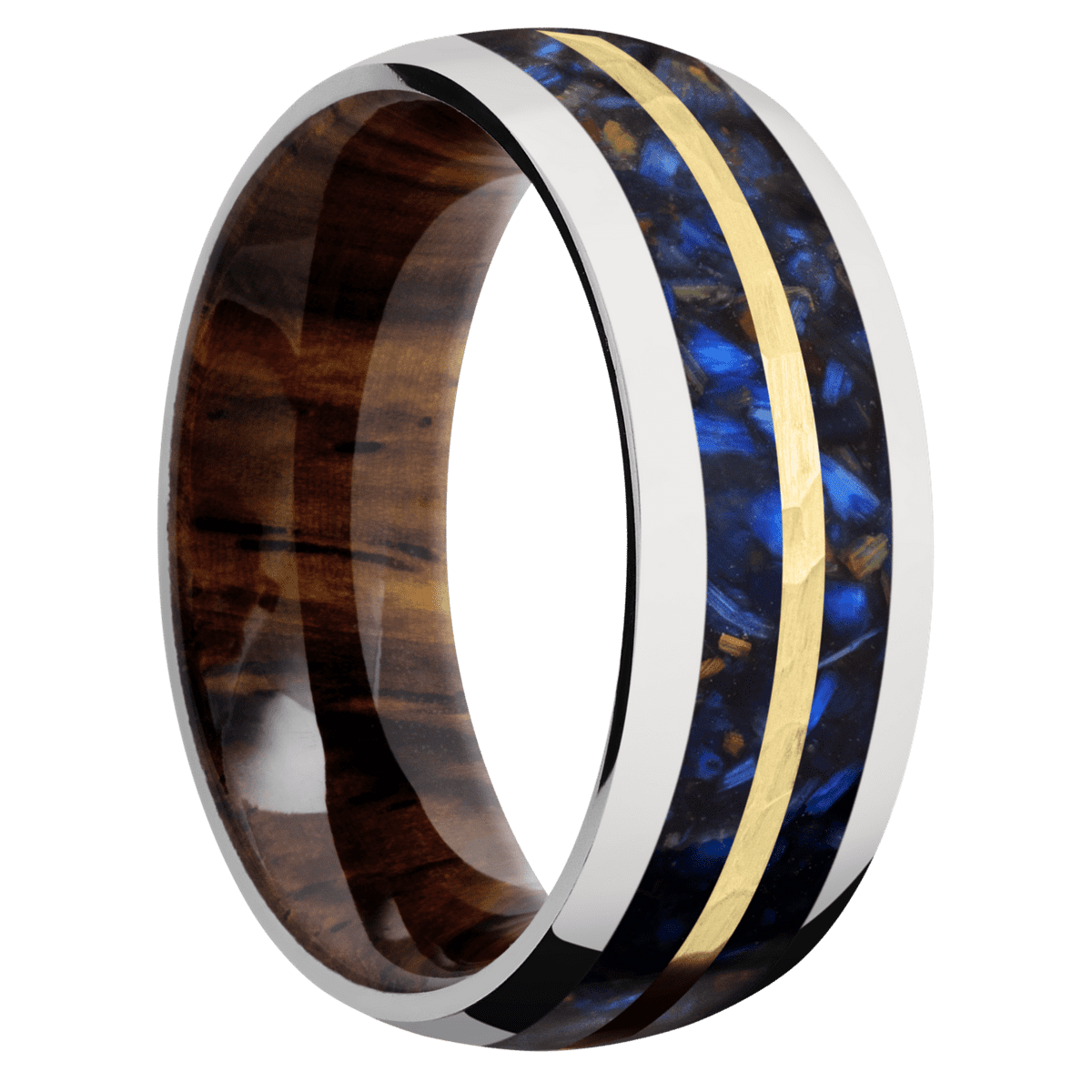 Cobalt Chrome + Polish Finish + Cocobolo