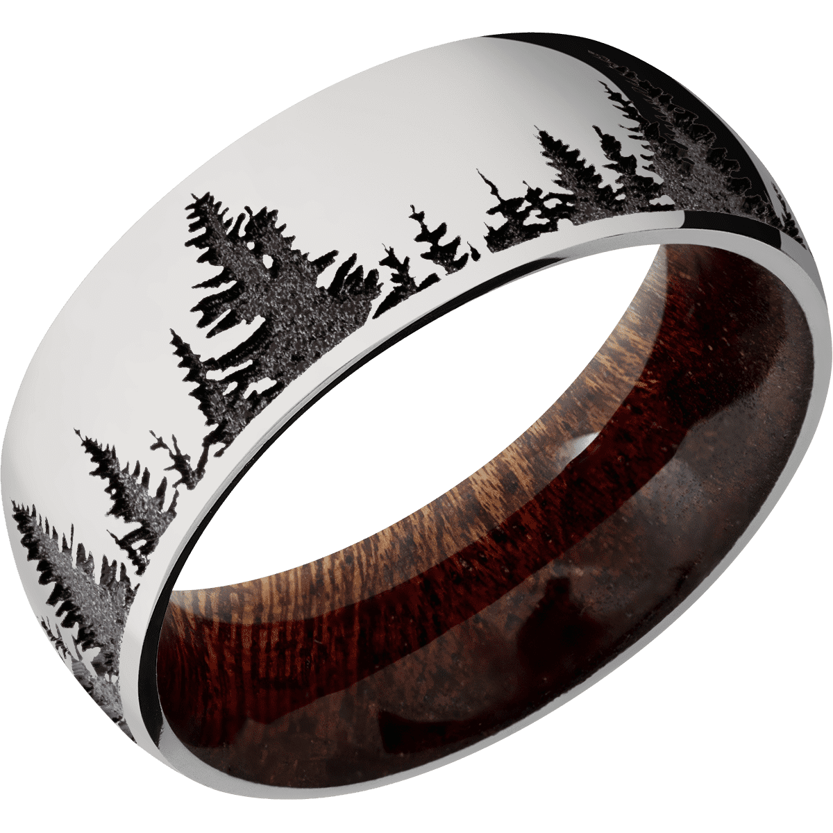 Titanium + Polish Finish + Sapele