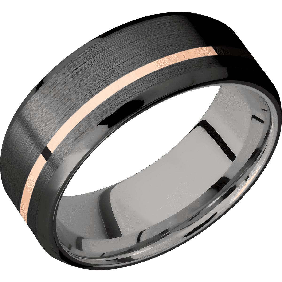 Zirconium + Satin , Polish Finish + Titanium