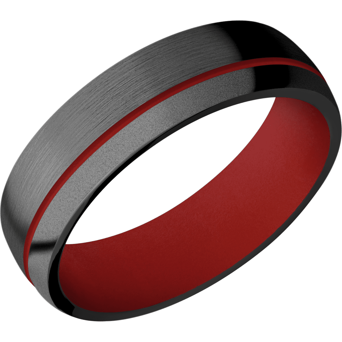 Zirconium + Satin , Bead Finish + USMC Red
