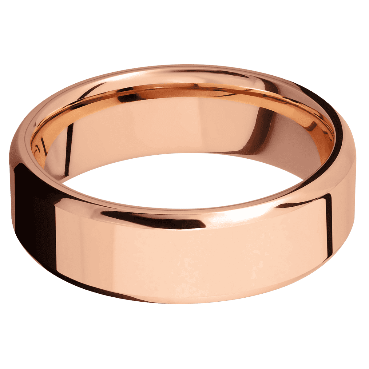 14K Rose Gold + Polish , Polish Finish + 14K Rose Gold