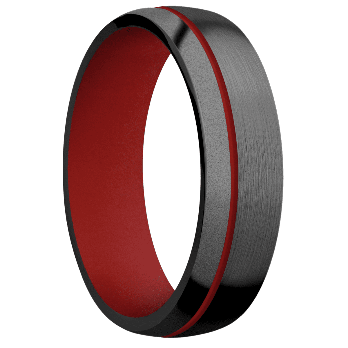 Zirconium + Satin , Bead Finish + USMC Red
