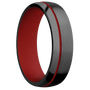 Zirconium + Satin , Bead Finish + USMC Red