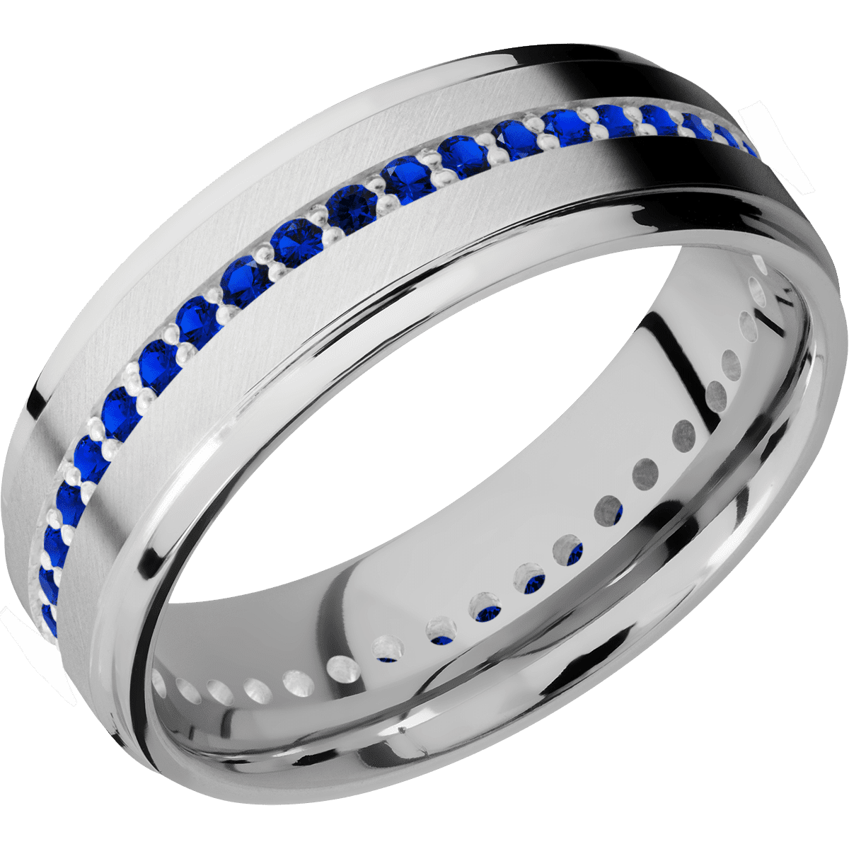 10K White Gold + Anglesatin , Polish Finish