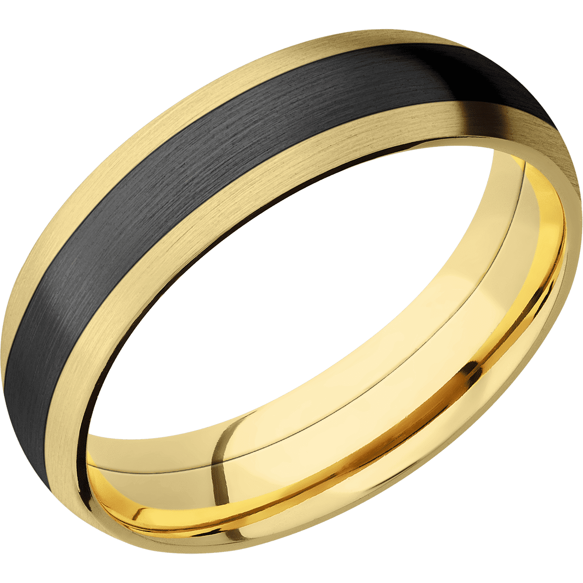 18K Yellow Gold + Satin Finish