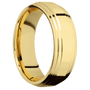 14K Yellow Gold + Polish , Polish Finish