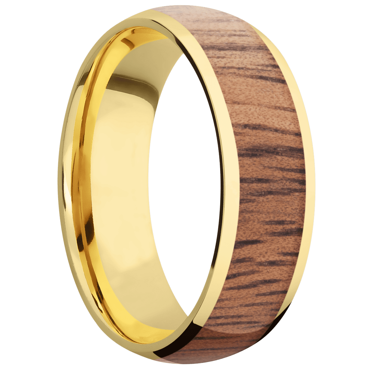14K Yellow Gold + Polish Finish