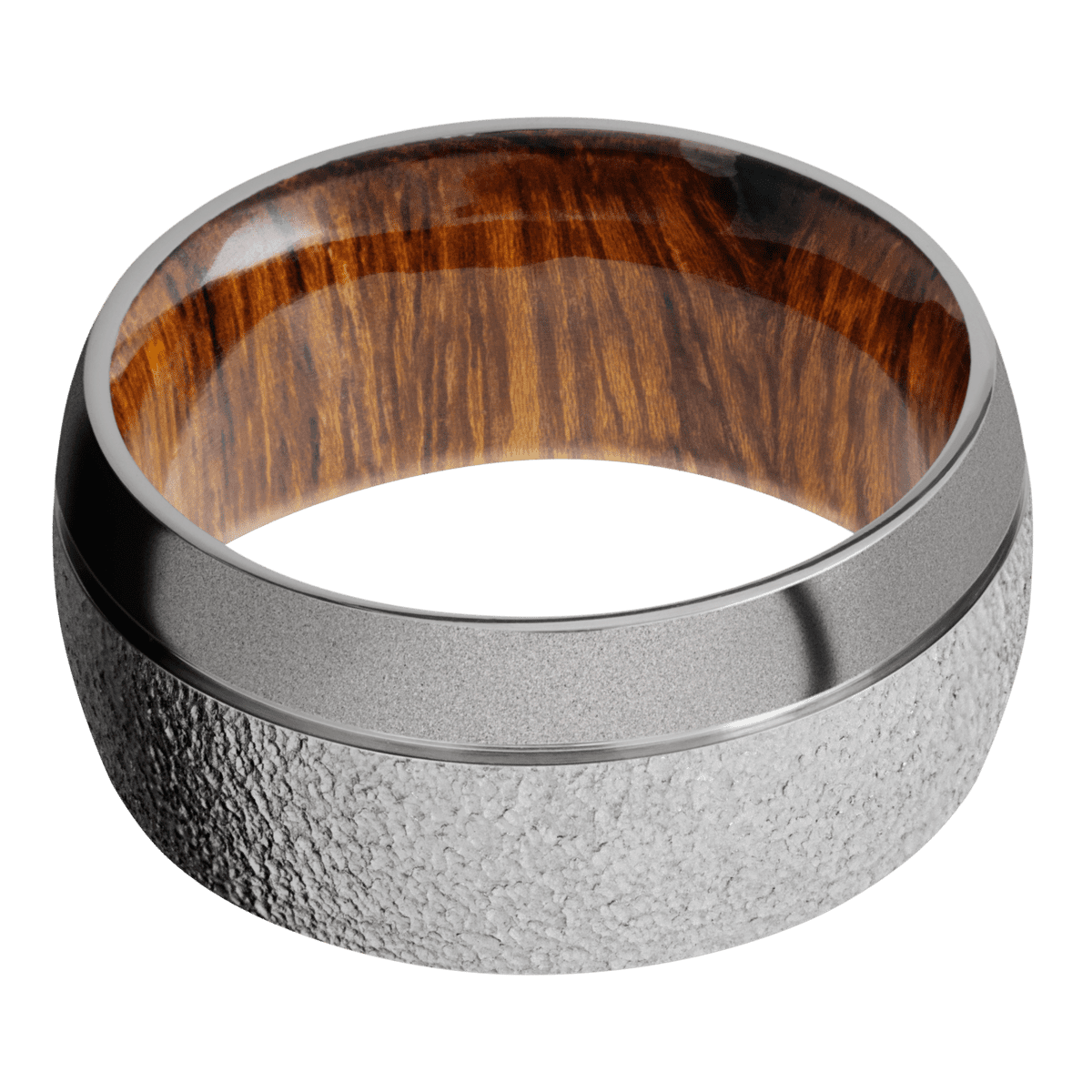 Titanium + Stipple , Sand Finish + Desert Iron Wood