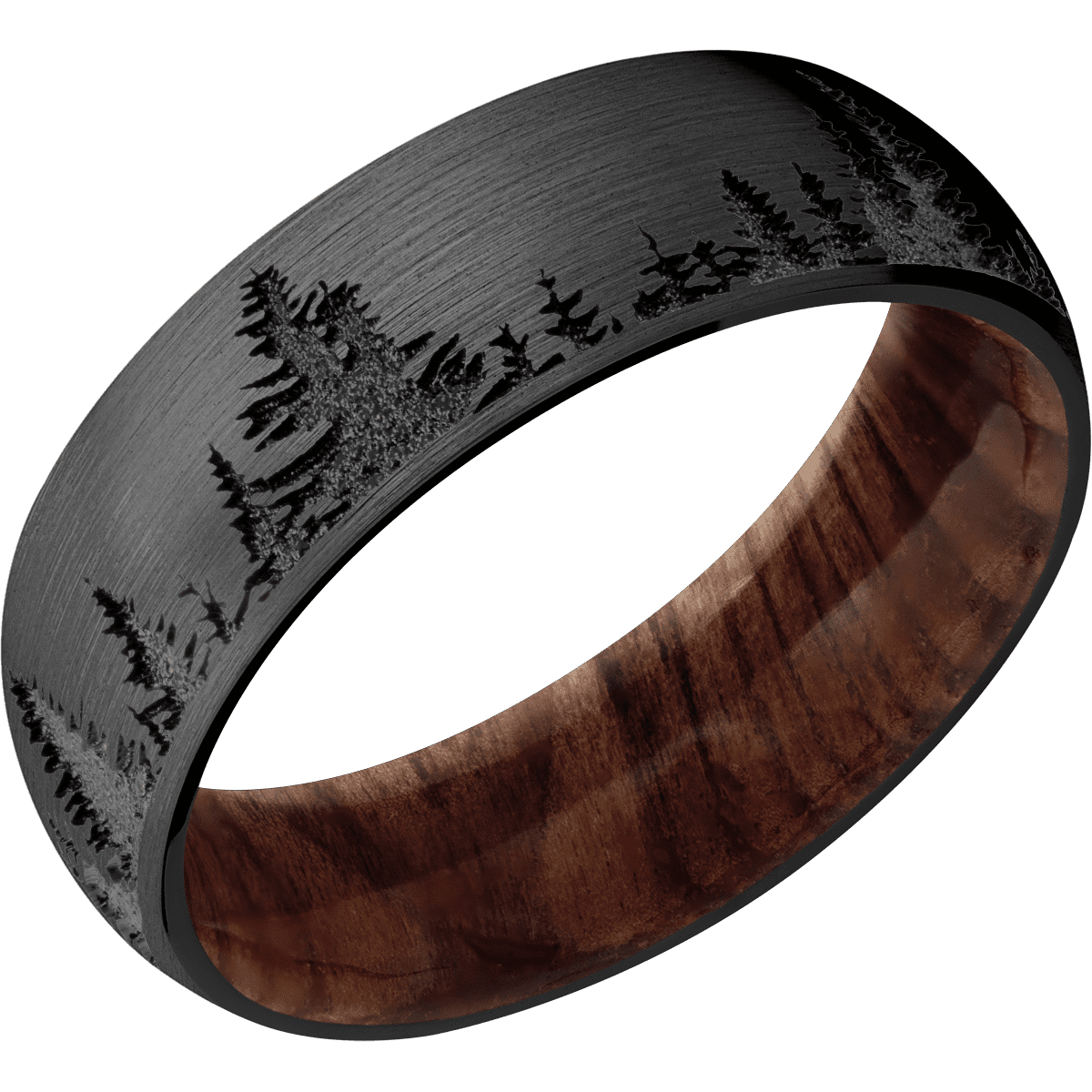 Zirconium + Satin Finish + Sequoia