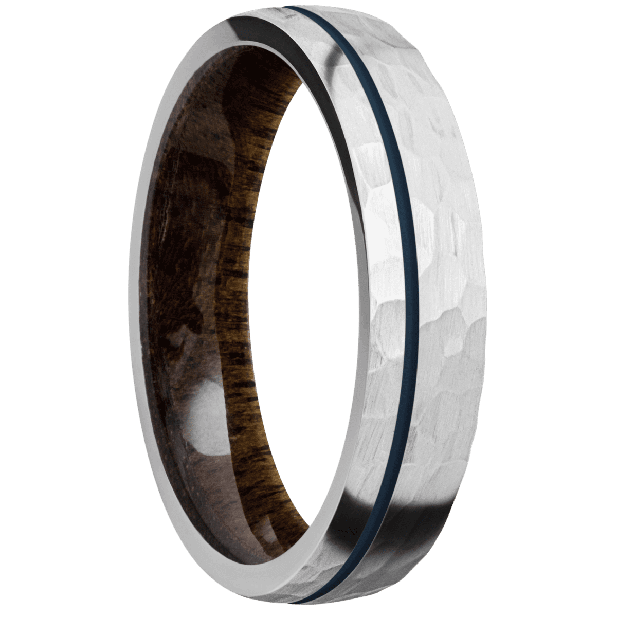 Cobalt Chrome + Hammer , Hammer Finish + Walnut
