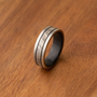 Size 10 Titanium, Carbon Fiber, and Meteorite