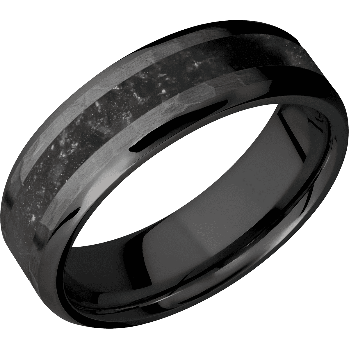Zirconium + Hammer , Polish Finish