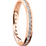 14K Rose Gold + Rockpolish Finish