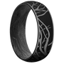 Zirconium + Polish Finish + Forged Carbon Fiber