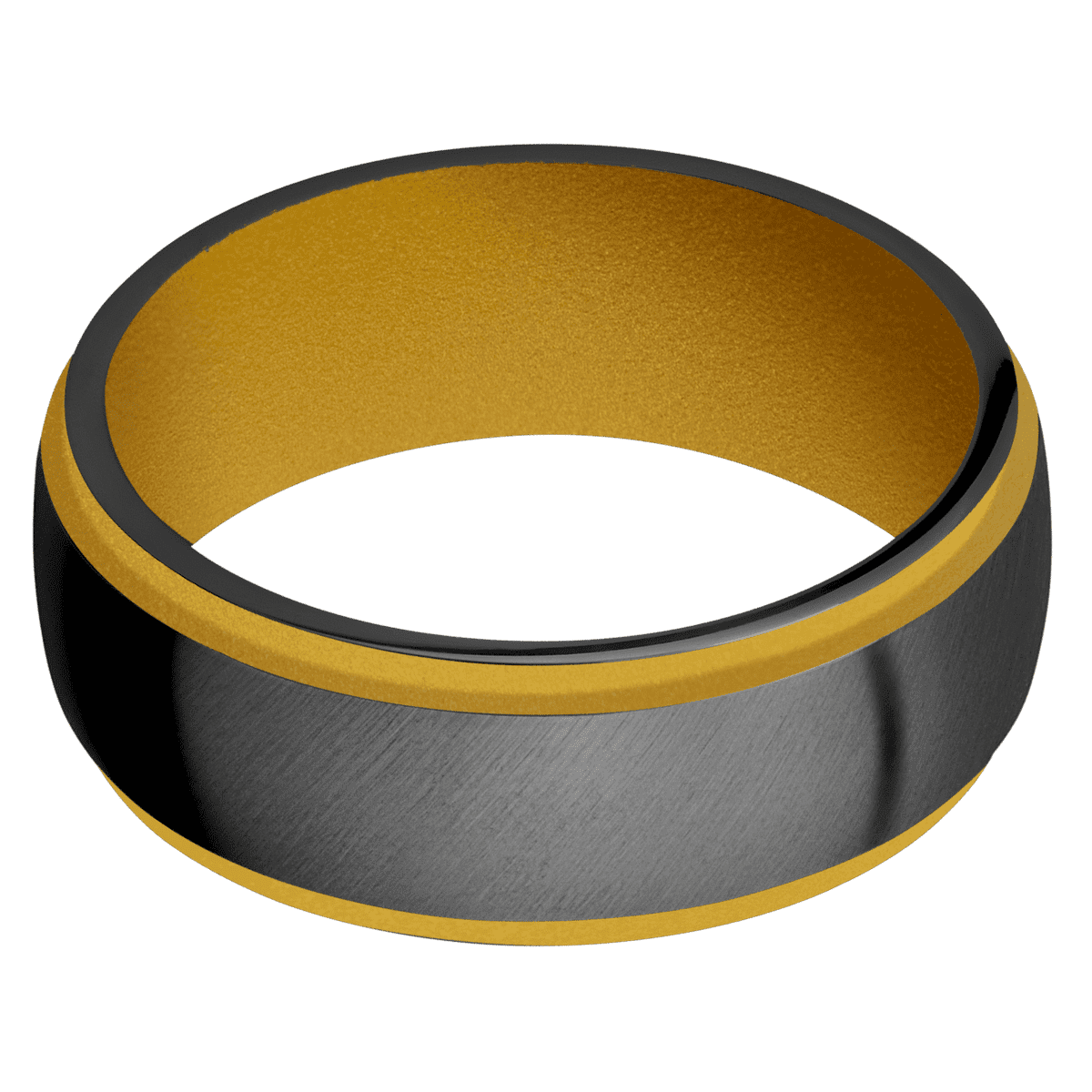 Zirconium + Anglesatin , Polish Finish + Metallic Yellow