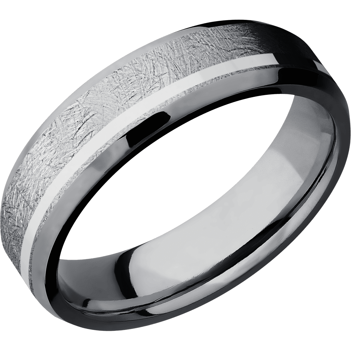Tantalum + Distressed , Polish Finish