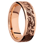 18K Rose Gold + Satin Finish